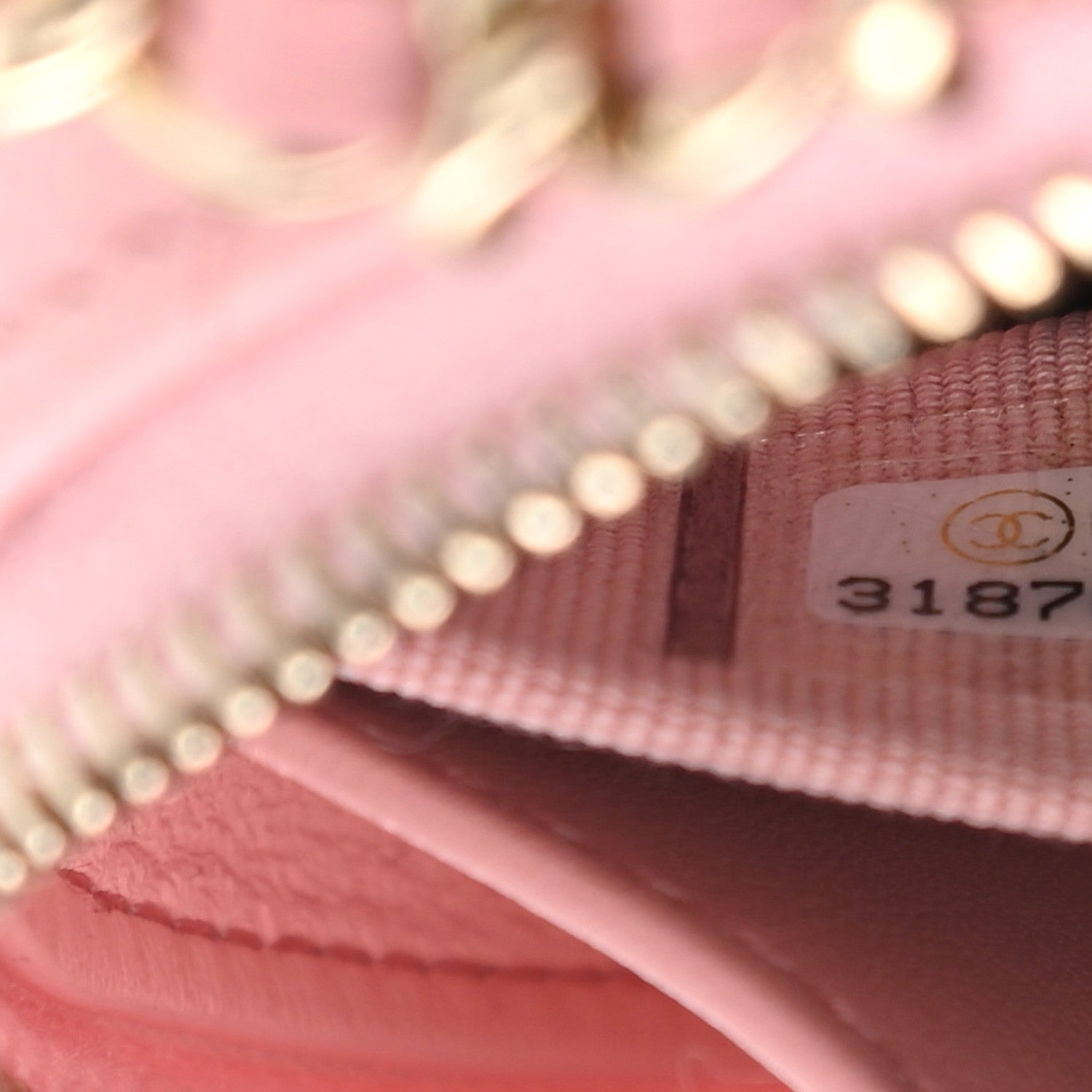 Chanel Caviar Quilted Round Handle With Care Vanity With Chain Pink 9 of 13