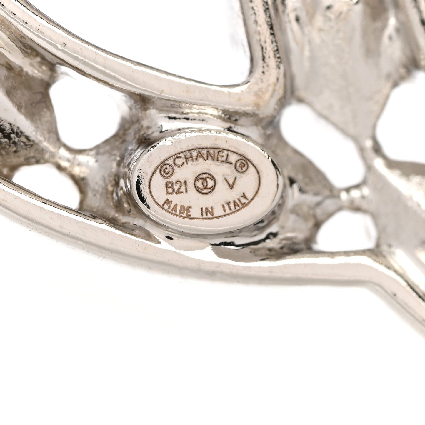 Crystal Starfall CC Hair Clip Silver