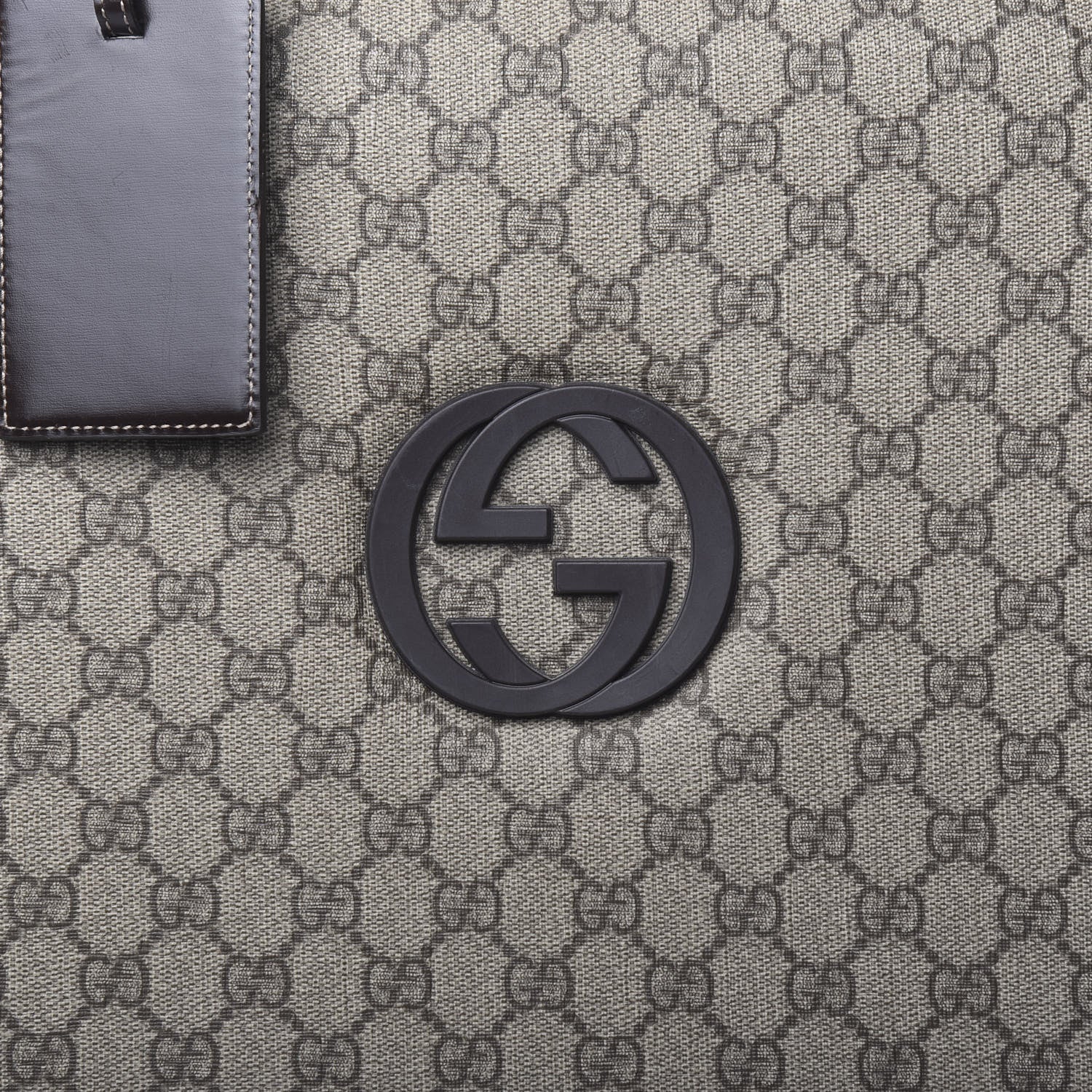 Gucci GG Plus Monogram Small Interlocking G Trolley Brown 15 of 20