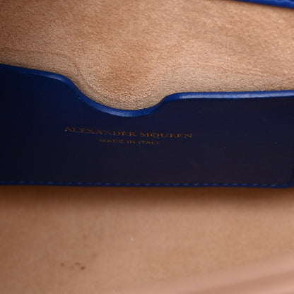 Alexander McQueen Sweet Calfskin Small Heroine 30 Blue 5 of 10
