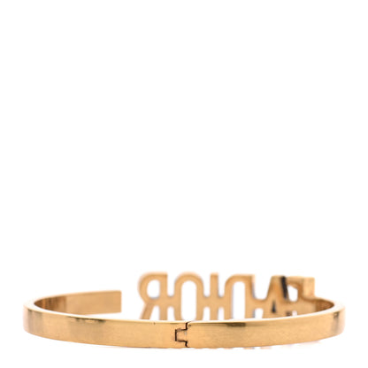 Christian Dior Metal J'Adior Bracelet Cuff Gold 3 of 4