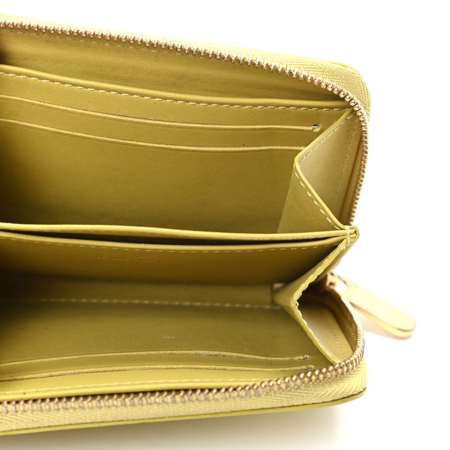 Louis Vuitton Vernis Zippy Coin Purse Vert Impression 5 of 6