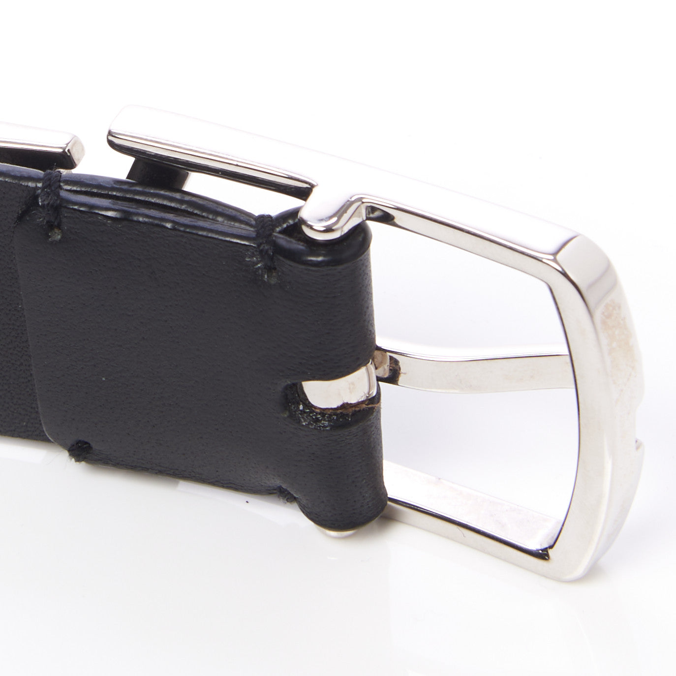 Louis Vuitton Calfskin 30mm Neogram LV Belt 90 36 Black 5 of 5