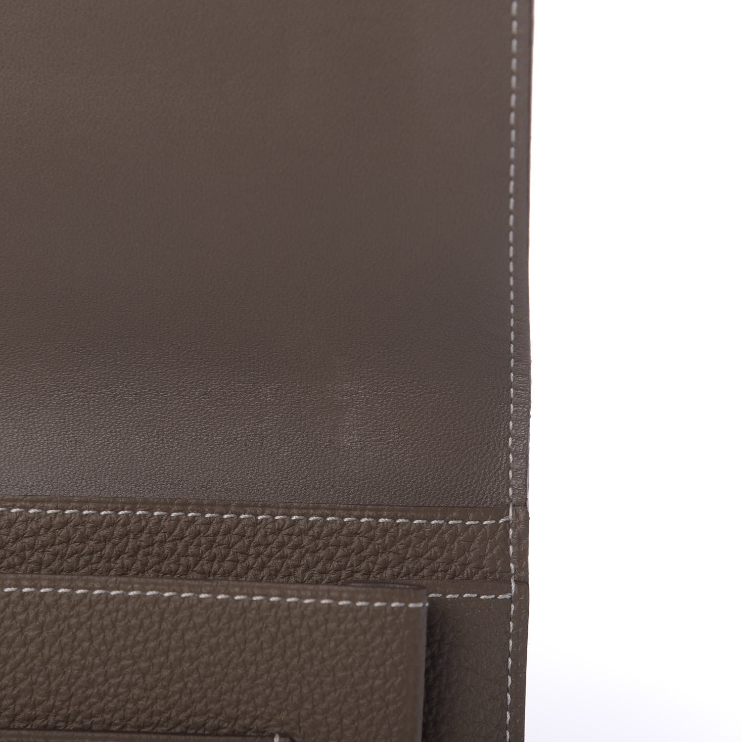 Hermes Togo Dogon Duo Wallet Etoupe 11 of 14