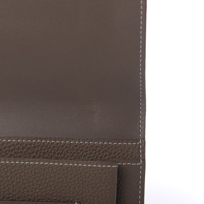 Hermes Togo Dogon Duo Wallet Etoupe 11 of 14