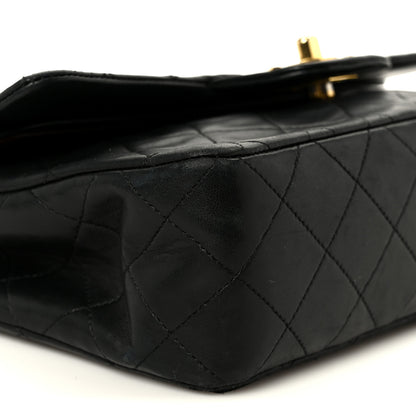 Chanel Lambskin Quilted Small Double Flap Black 11 of 12