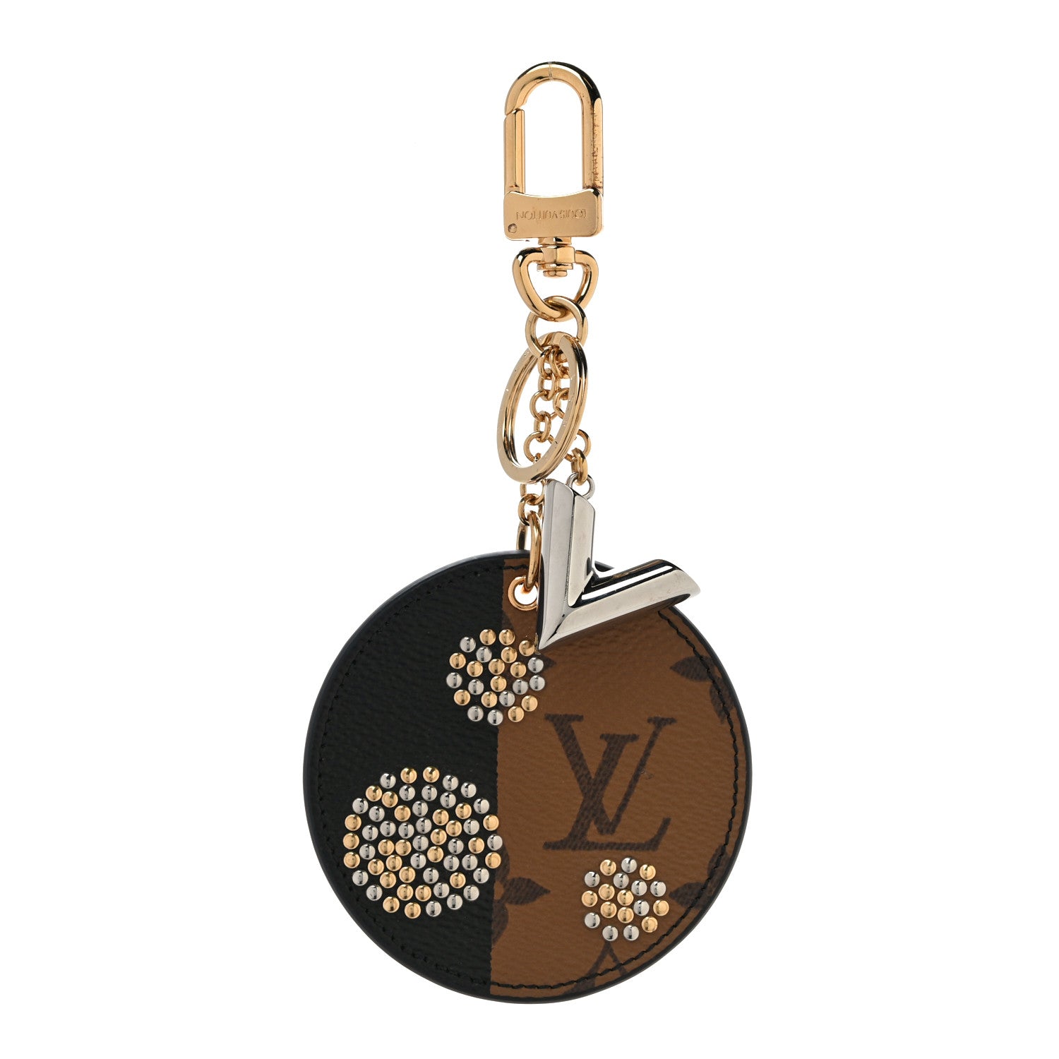 Louis Vuitton Reverse Monogram Night Lights Bag Charm Key Ring 1 of 4