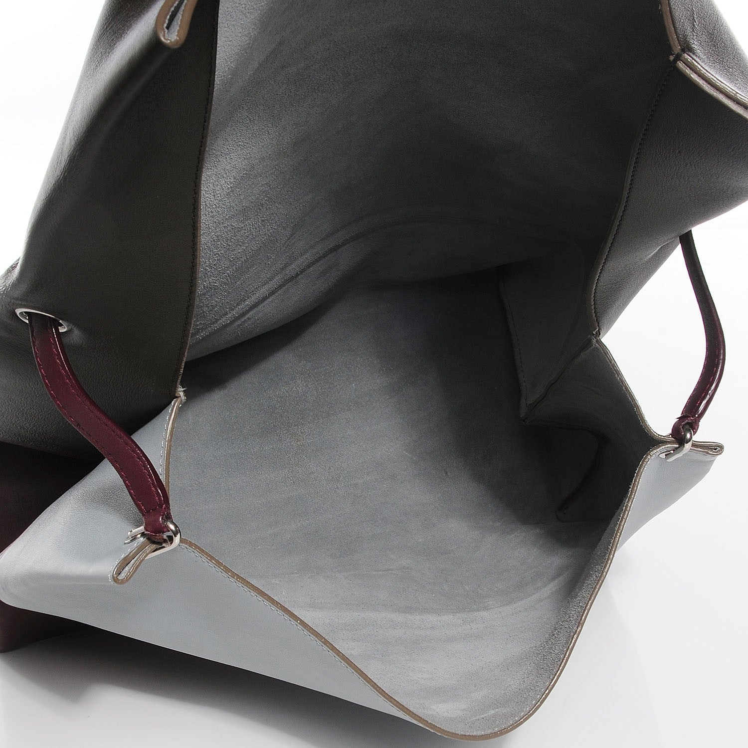 Celine Smooth Calfskin Tri-Color All Soft Shoulder Bag Sky 5 of 7