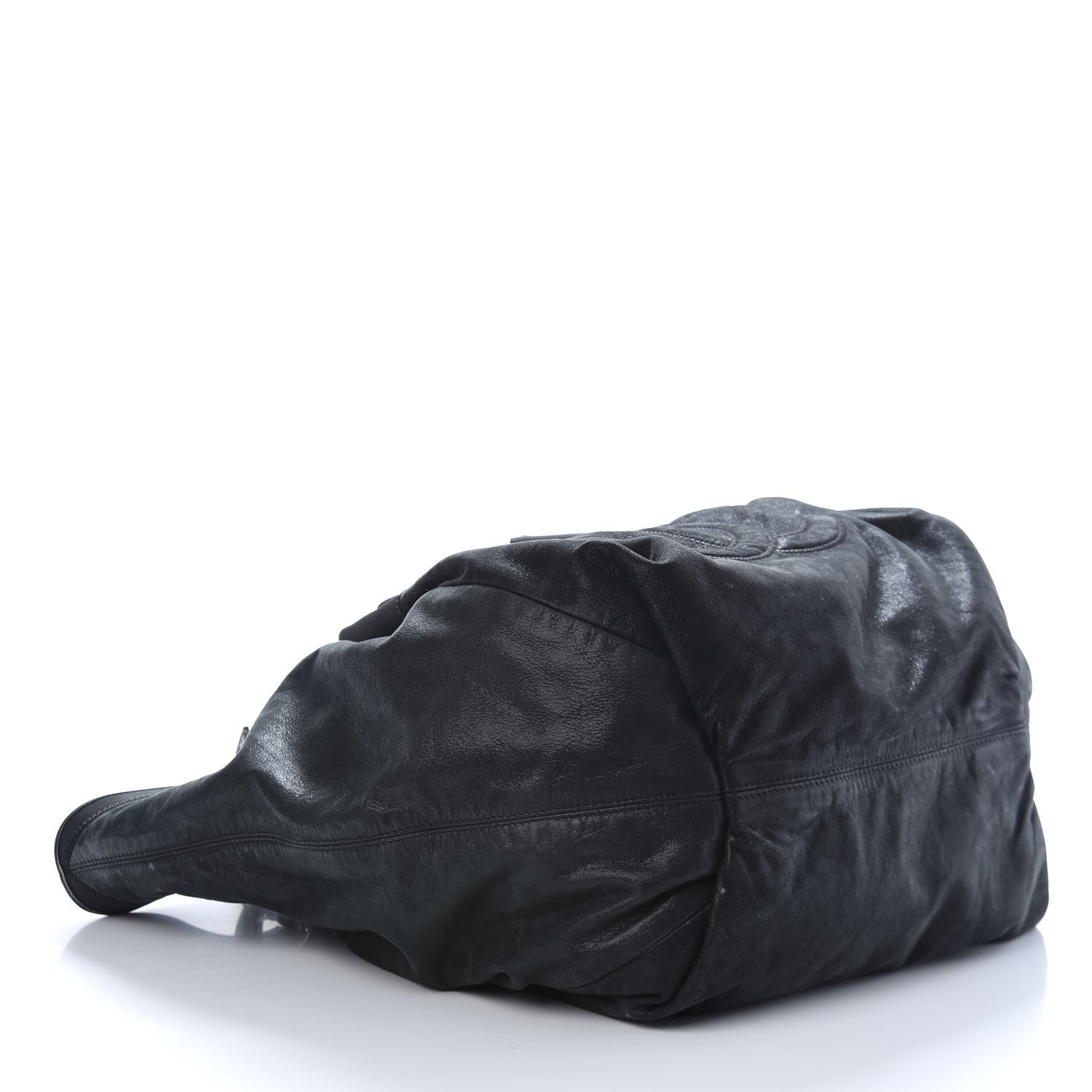 Chanel Iridescent Calfskin Large Stretch Spirit Cabas Black 4 of 8