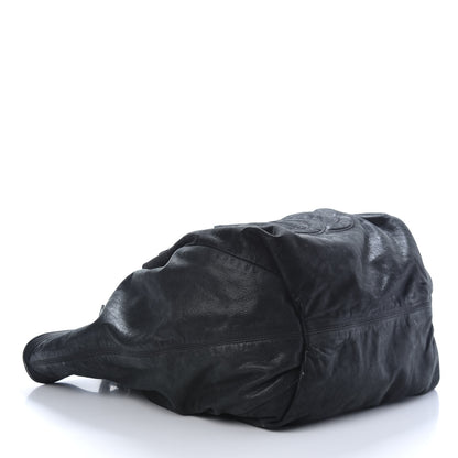 Chanel Iridescent Calfskin Large Stretch Spirit Cabas Black 4 of 8