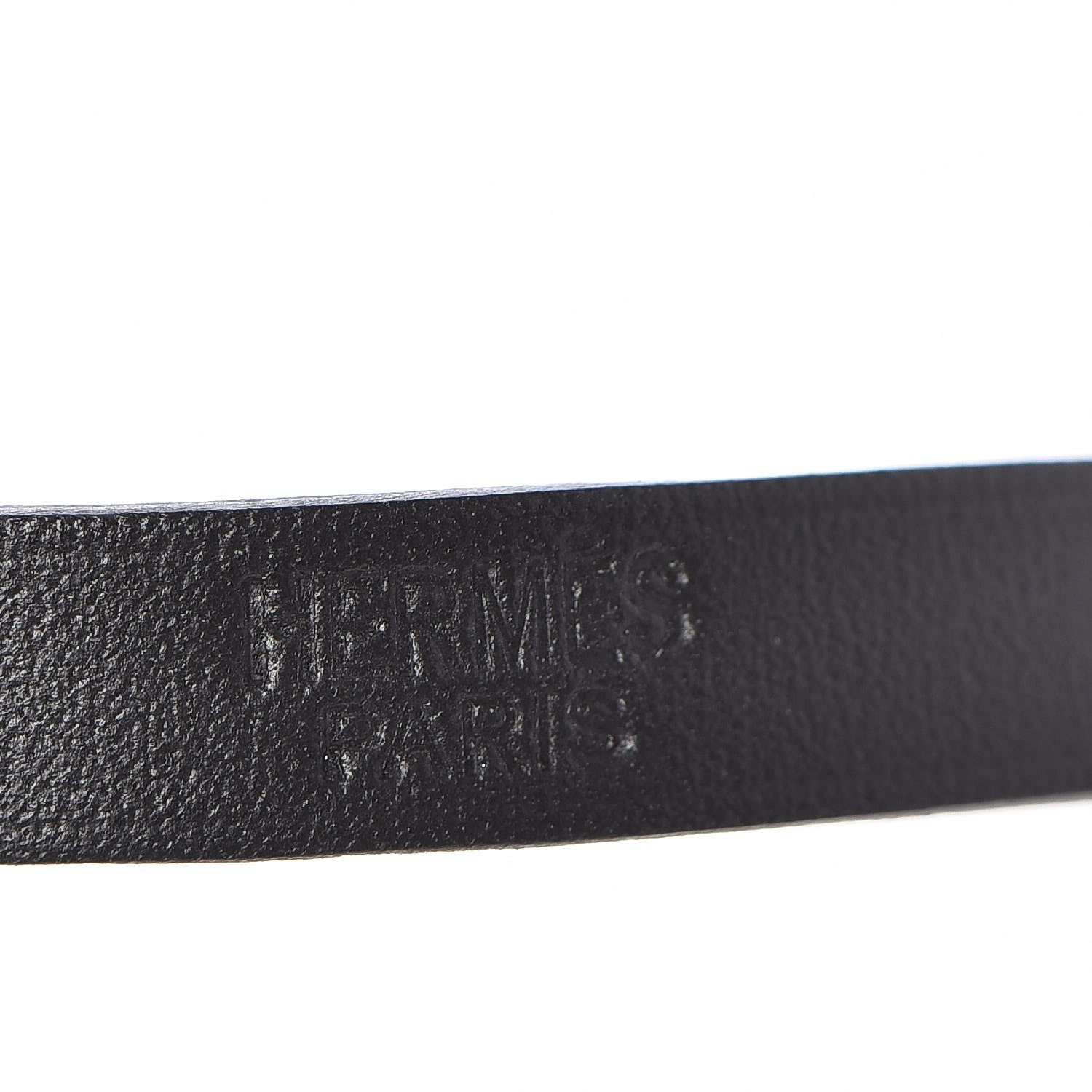 Hermes Chamonix Hapi 3MM Triple Tour Bracelet S Black 4 of 5