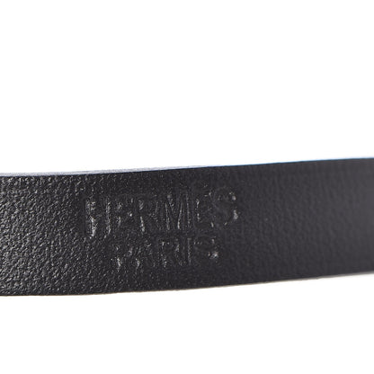 Hermes Chamonix Hapi 3MM Triple Tour Bracelet S Black 4 of 5