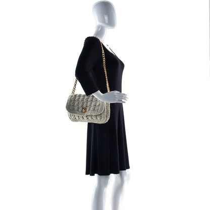 Bottega Veneta Jersey Crochet Shoulder Bag Plaster 2 of 10