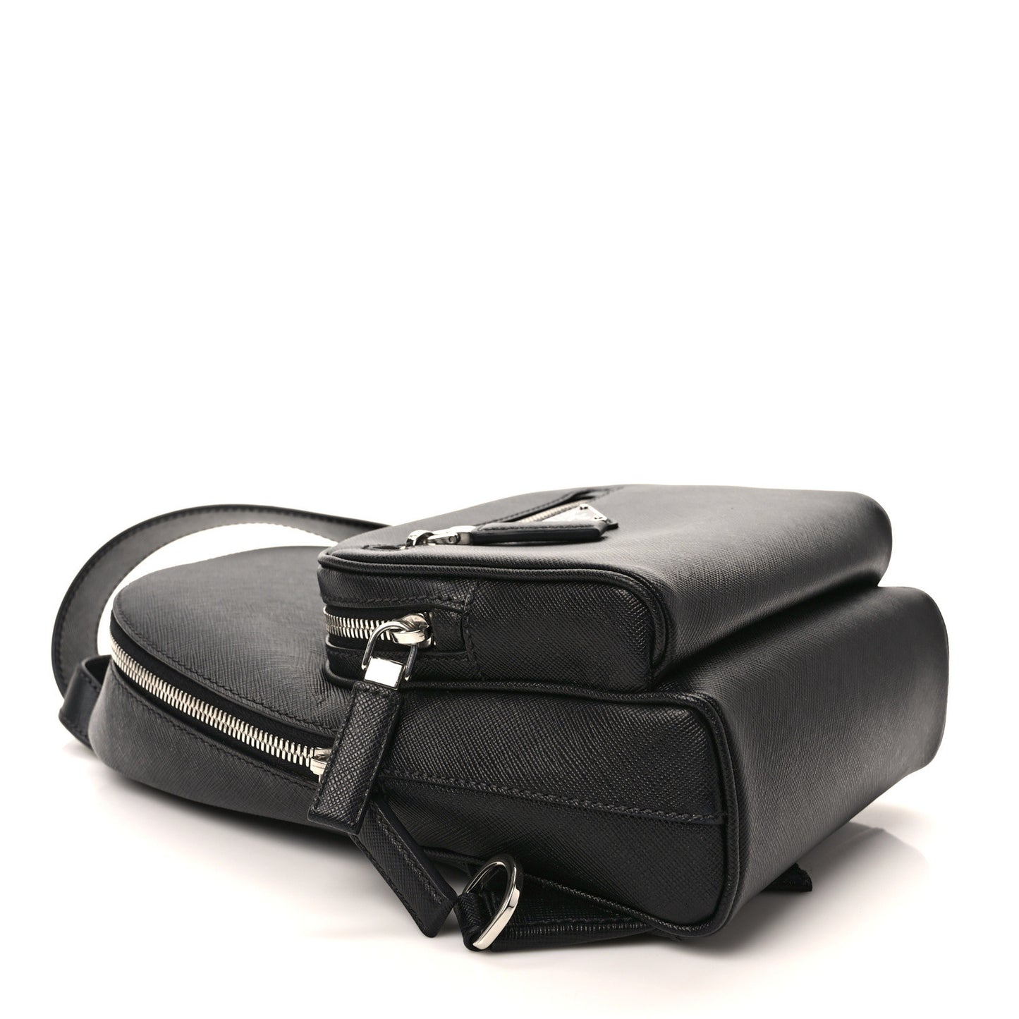 Saffiano Sling Backpack Black