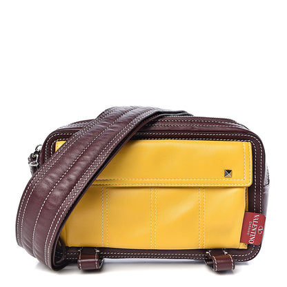 Valentino Garavani Vitello Crossbody Bag Yellow 1 of 10