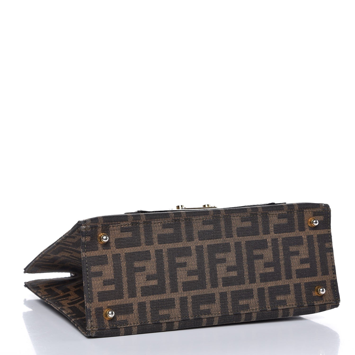 Fendi Zucca Pocket Tote Tobacco 4 of 9