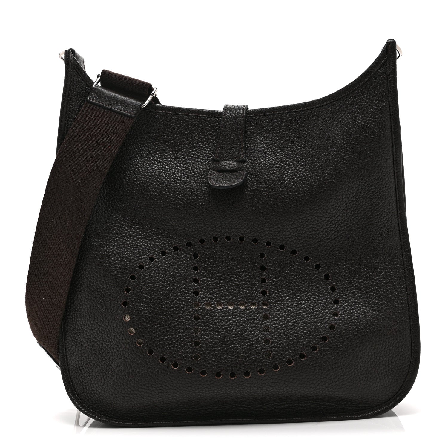 Hermes Taurillon Clemence Evelyne III GM Cafe 1 of 10