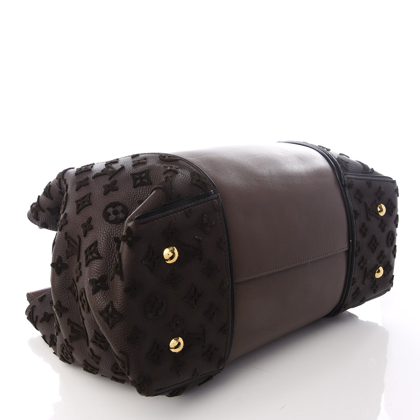 Cuir Orfevre Veau Cachemire Tote W GM Gris