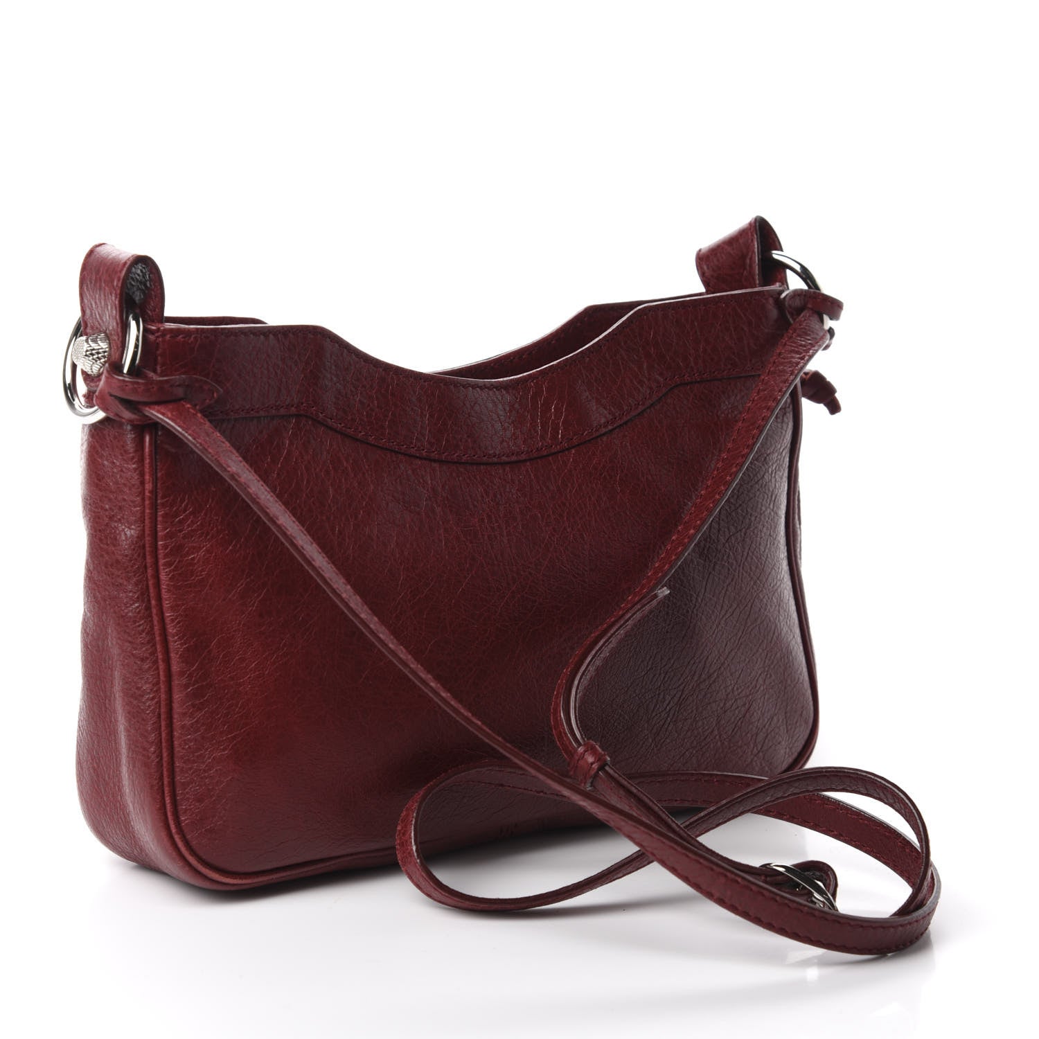Balenciaga Agneau Giant 12 Silver Hardware Hip Rouge Cerise 3 of 10