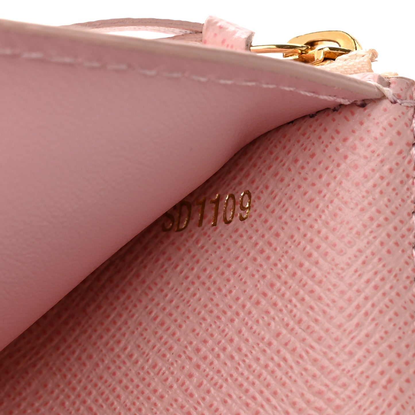Damier Azur Victorine Wallet Rose Ballerine