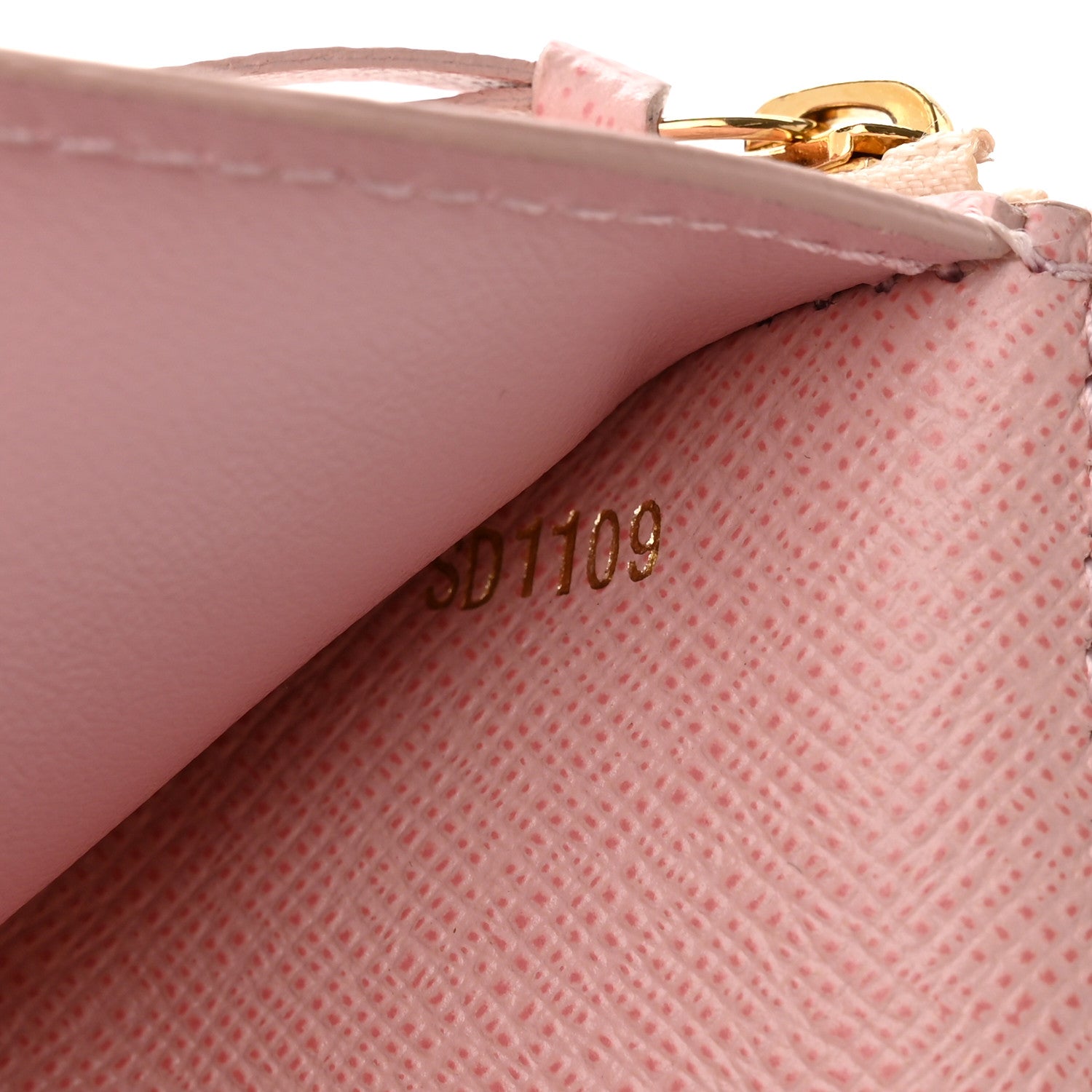 Louis Vuitton Damier Azur Victorine Wallet Rose Ballerine 9 of 14