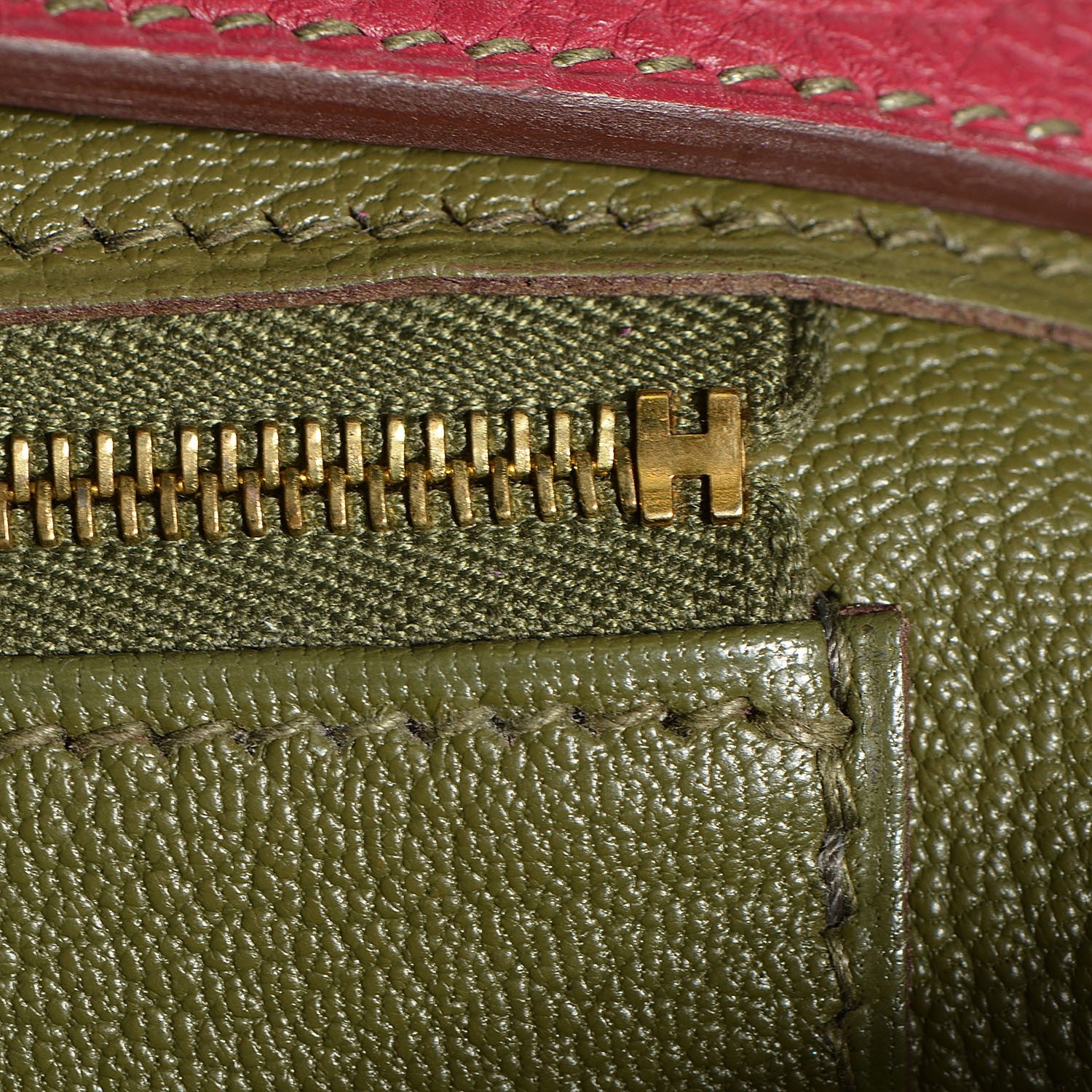 Hermes Togo Eclat Horseshoe Birkin 35 Rubis Vert Veronese 2 of 30