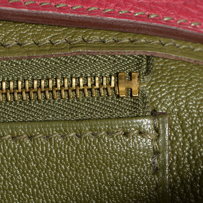 Hermes Togo Eclat Horseshoe Birkin 35 Rubis Vert Veronese 2 of 30