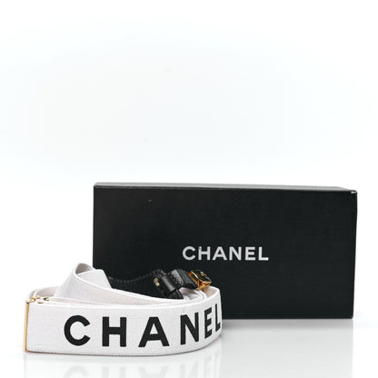 Chanel Logo Suspenders White 5 of 5