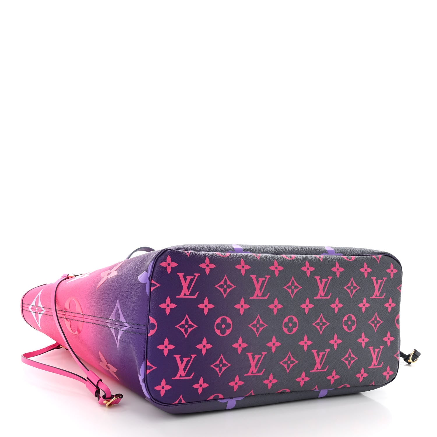 Louis Vuitton Monogram Giant Spring In The City Neverfull MM Midnight Fuchsia 5 of 10