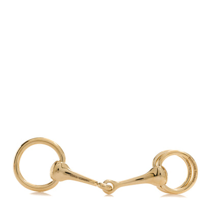 Hermes Permabrass Mors Scarf Ring Gold 5 of 6