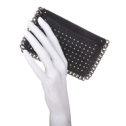 Stella McCartney Shaggy Deer Studded Falabella Card Case Black 2 of 7