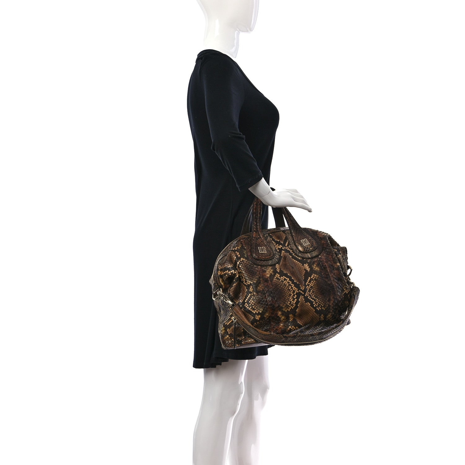 Givenchy Python Medium Nightingale Brown Multicolor 2 of 10