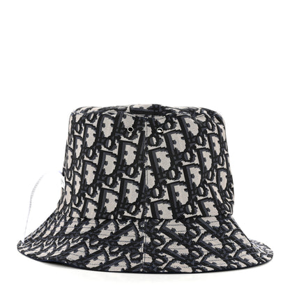 Christian Dior Oblique Reversible Teddy-D Brim Bucket Hat 58 Blue 13 of 15