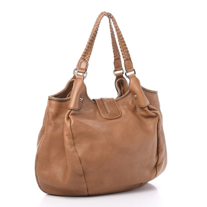 Gucci Pebbled Calfskin Medium Marrakech Shoulder Bag Camel 2 of 10