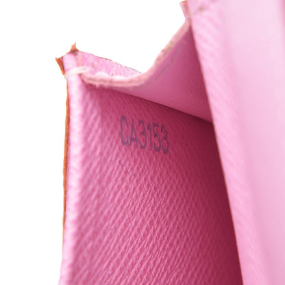 Louis Vuitton Monogram Multicolor Business Card Holder White Litchi 7 of 9