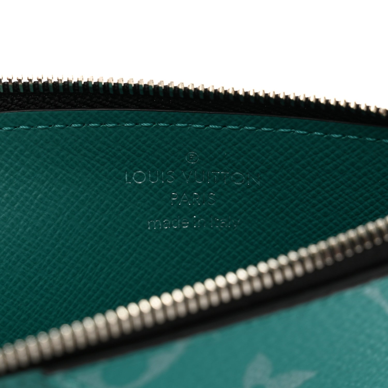 Louis Vuitton Taigarama Coin Card Holder Miami Green 6 of 6