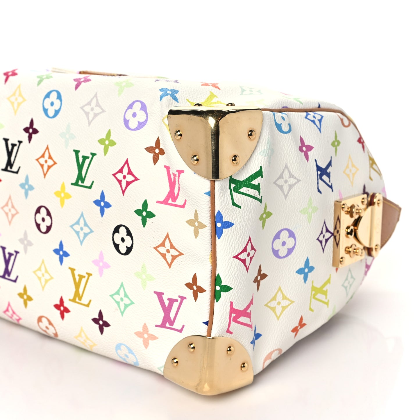 Monogram Multicolor Speedy 30 White