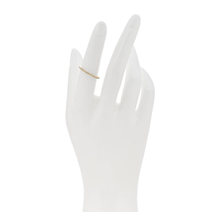 Tiffany 18K Yellow Gold Diamond Metro Band Ring 52 6 2 of 4