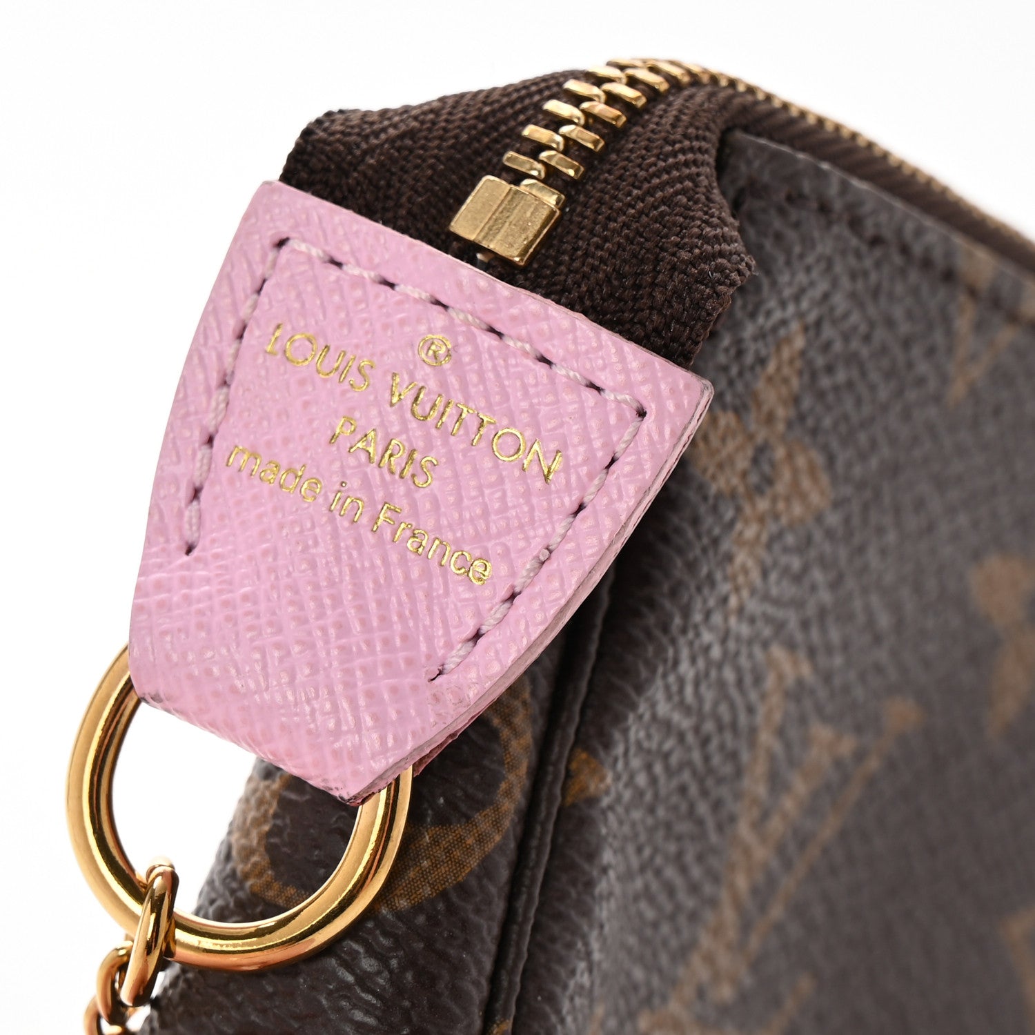 Louis Vuitton Monogram 2016 Christmas Animation Mini Pochette Accessories Rose Ballerine 6 of 8