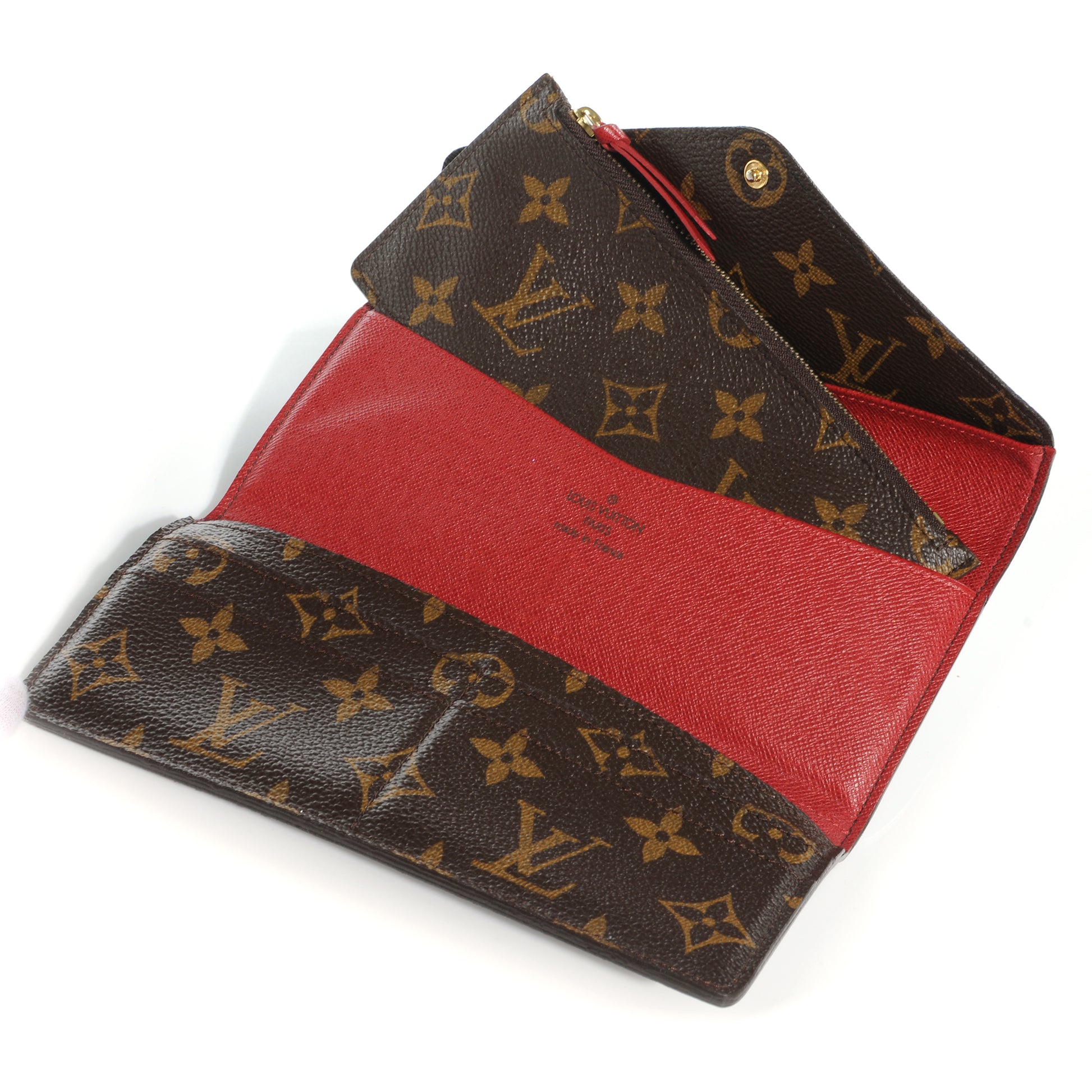 Louis Vuitton Monogram Josephine Wallet Red 4 of 6