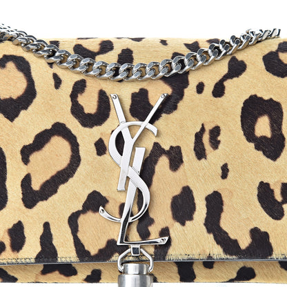 Saint Laurent Pony Hair Calfskin Small Classic Monogram Kate Tassel Satchel 7 of 12