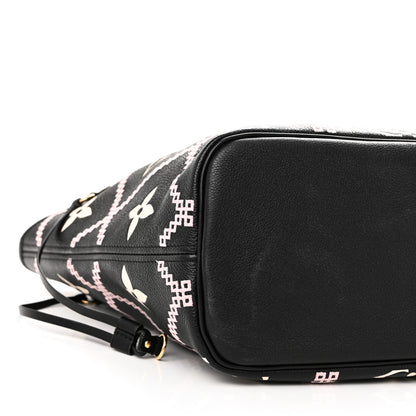 Louis Vuitton Empreinte Monogram Giant Broderies Neverfull MM Black 9 of 10
