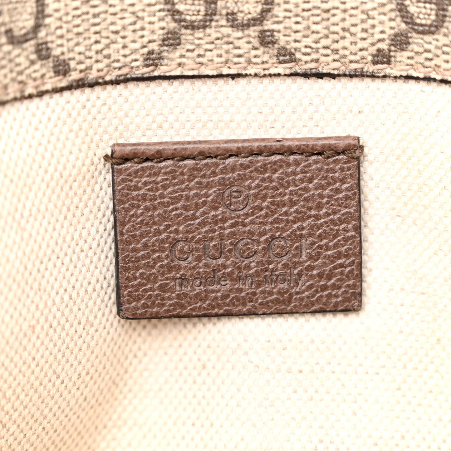 GG Supreme Monogram Neo Vintage Web Belt Bag Brown