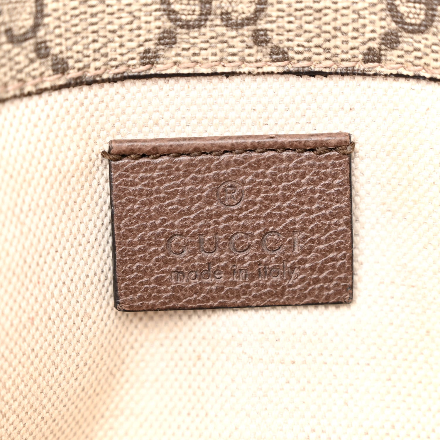 Gucci GG Supreme Monogram Neo Vintage Web Belt Bag Brown 6 of 15
