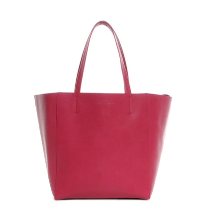 Celine Grained Calfskin Small Horizontal Cabas Phantom Fuchsia 1 of 8