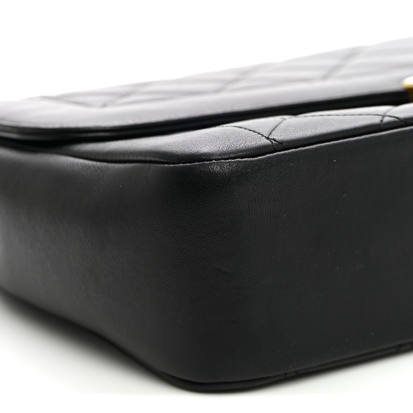 Lambskin Quilted Large Chic With Me Flap Black