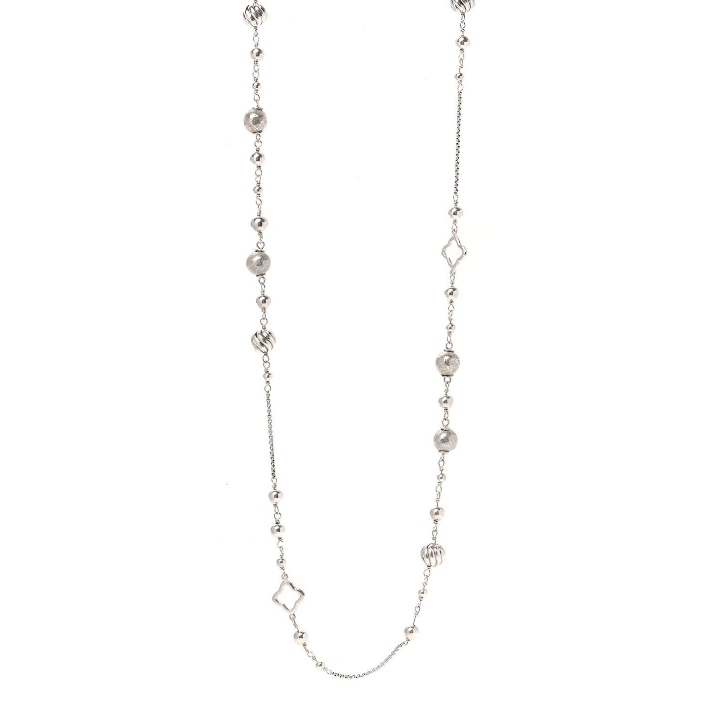 Sterling Silver Bijoux Bead Chain Necklace