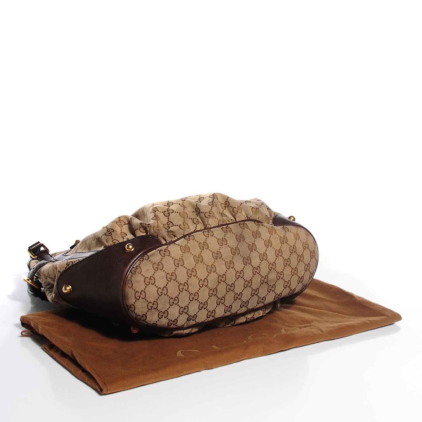 Monogram Medium Jockey Tote Brown