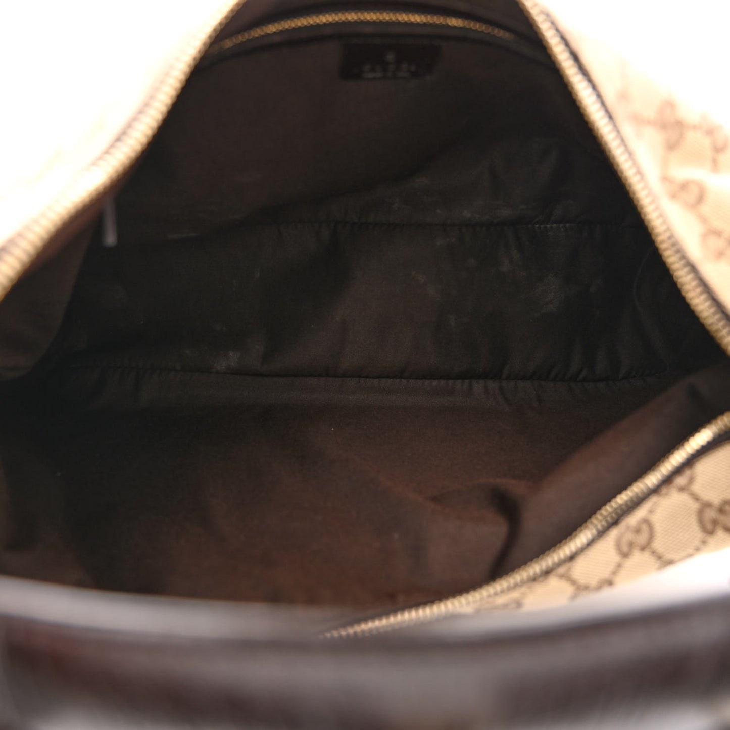 Monogram Medium Horsebit Chain Hobo Dark Brown