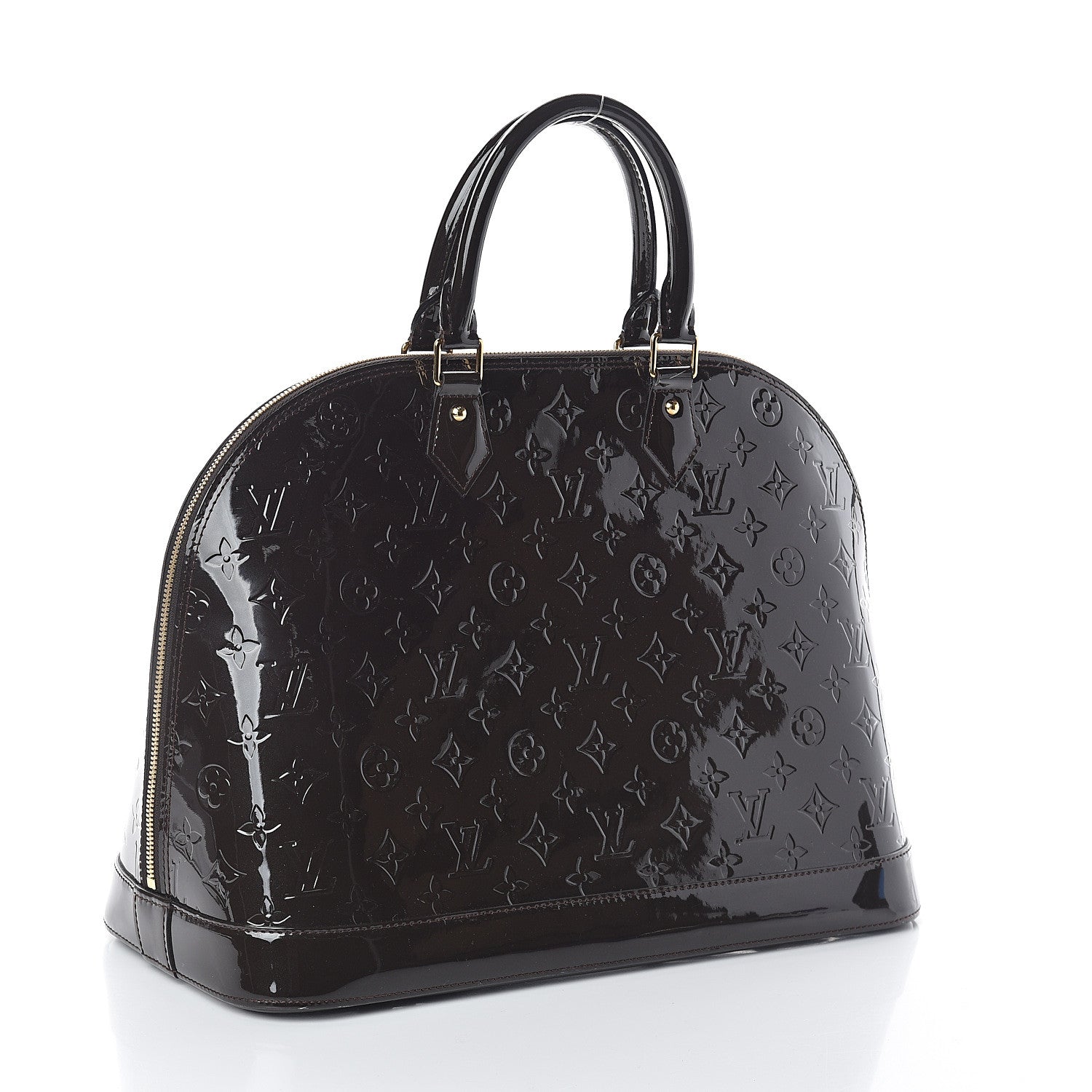Louis Vuitton Vernis Alma GM Terre D'Ombre 2 of 8